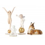 Mixed lot: Porcelain figurines, 9 pieces