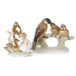 Mixed lot: Porcelain figurines, 9 pieces