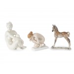 Mixed lot: 3 figurines, Rosenthal version