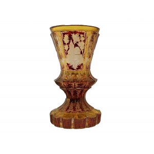 Hunting trophy with 4 motifs, Glassworks attributed to Friedrich Egermann