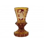 Hunting trophy with 4 motifs, Glassworks attributed to Friedrich Egermann
