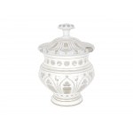 Punch bowl with lid, Bohemia