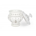 Punch bowl with lid, Bohemia