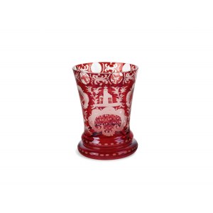 Mug with hunting scenes, Biedermeier