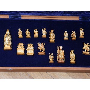 Asian chess, Chess pieces made of bone