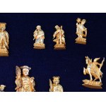 Asian chess, Chess pieces made of bone