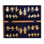 Asian chess, Chess pieces made of bone