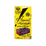 Old enamel advertising sign, Imperial fig coffee