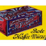 Old enamel advertising sign, Imperial fig coffee