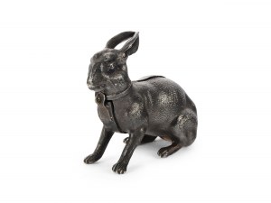 Savings bank in the shape of a rabbit, Around 1900/20