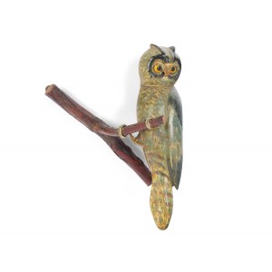 Wooden owl, Mid 20th century