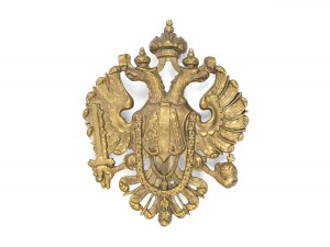 Austrian double-headed eagle, Cast bronze relief