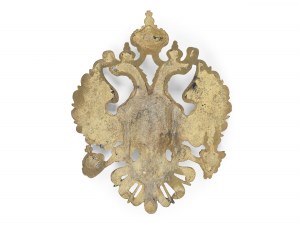 Austrian double-headed eagle, Cast bronze relief
