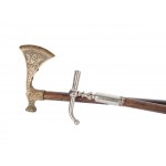 Pair of mining hooks, Wood & metal