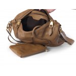 Louis Vuitton crossbody bag, Mahina Selene PM with clutch bag