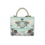 Graziella Braccialini handbag, Audrey - winged lion in Tiffany shade