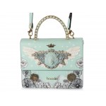 Graziella Braccialini handbag, Audrey - winged lion in Tiffany shade