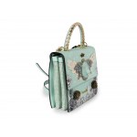 Graziella Braccialini handbag, Audrey - winged lion in Tiffany shade