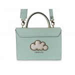 Graziella Braccialini handbag, Audrey - winged lion in Tiffany shade