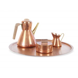Coffee set, 4-piece, Karl Hagenauer
