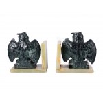 Pair of bookends with owls, Around 1900/20