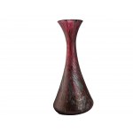 Vase, Red-silver