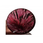 Vase, Red-silver
