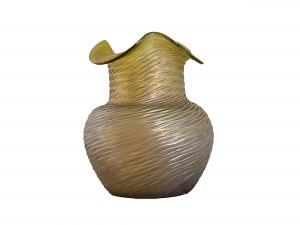 Szklany wazon, dekor 
