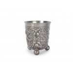 Baroque globular footed beaker, 18th/19th century