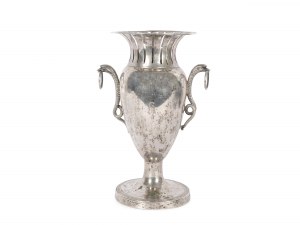 Empire vase, silver