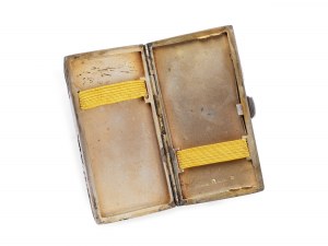Cigarette box, Silver marked