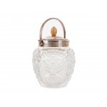 Candy tin, Glass with silver