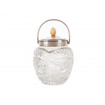Candy tin, Glass with silver