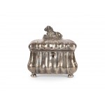 Sugar bowl with lion knob, Old Vienna