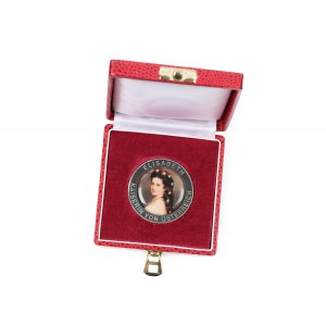 Silver coin with the portrait of Empress Elisabeth of Austria