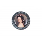 Silver coin with the portrait of Empress Elisabeth of Austria