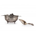 Sugar bowl with spoon, Around 1900