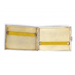 Cigarette case, Silver marked