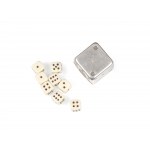 Silver cube with dice, Tiffany & Co