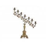 Jewish candlestick, In baroque form of the 18th century