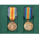 8 miniature medals, England