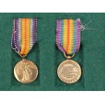 8 miniature medals, England