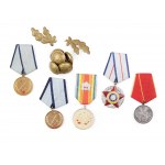 Mixed lot: 7 pieces, Communist medals in original cases