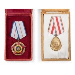 Mixed lot: 7 pieces, Communist medals in original cases