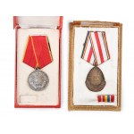 Mixed lot: 7 pieces, Communist medals in original cases