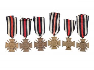 Collection of 6 German honorary crosses of the First World War