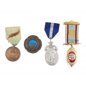 Mixed lot of various orders & medals, 4 pieces