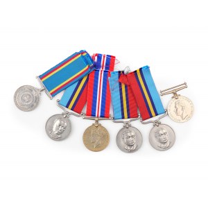 Collection of various medals, Sri Lanka, India, World War 2