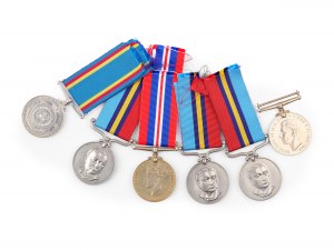 Collection of various medals, Sri Lanka, India, World War 2