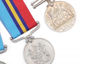 Collection of various medals, Sri Lanka, India, World War 2